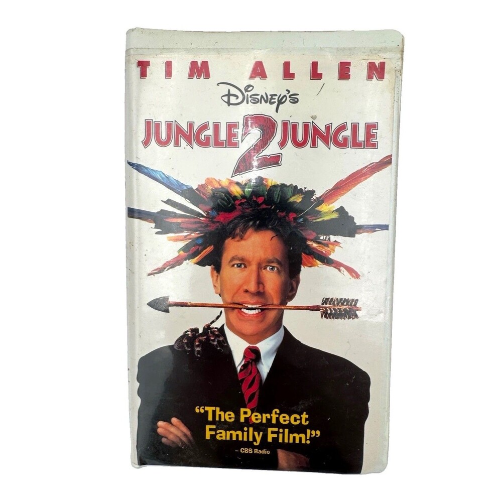 Walt Disney Home Video Jungle 2 Jungle VHS 1997 NTSC PG Full Screen CC